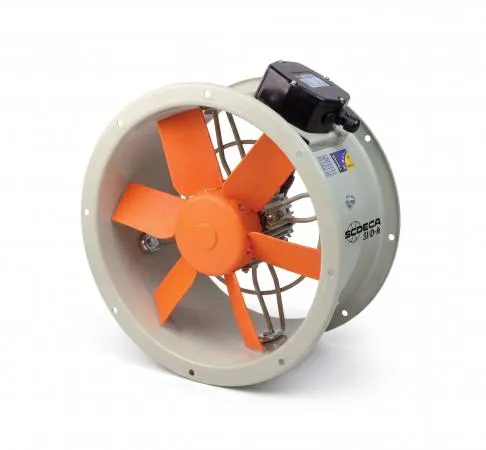 Kanalfläkt Axialfläkt IP65 Trefas 870W 12800m³/h Glasfiberimpeller, Sodeca