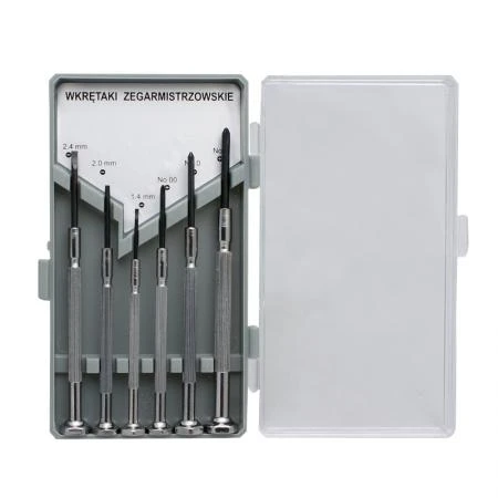Precision Screwdriver set with Flat and Star Screwdrivers, 6pcs, Proline