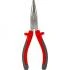 Flacktång 160 mm, l=160 mm, Räfflad, Drop Forged, Härdad, Sidoklippande, Satin Finish, Plast och Gummi, Proline