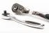 Ratchet Handle 1/4, l=133 mm, 108T, Recessed Button, Slim, High Quality, Proline