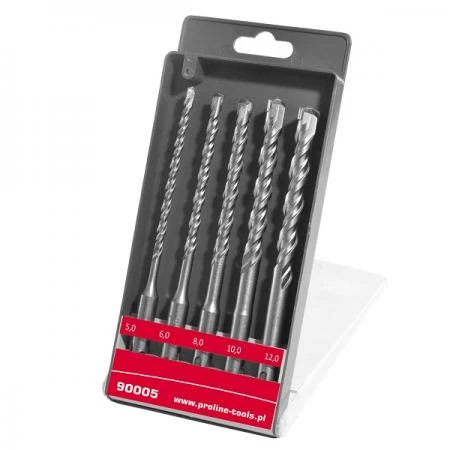 5 Delar Betongborr SDS Plus (5, 6, 8, 10, 12 mm), Proline