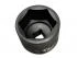 Impact Socket 165 mm - 105 mm, 12-edged, CRV, Chrome, Corona