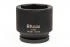 Impact Socket 165 mm - 105 mm, 12-edged, CRV, Chrome, Corona