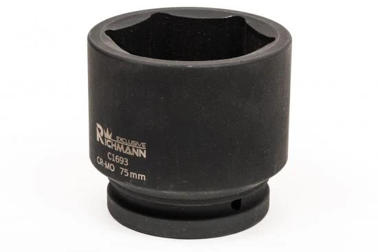 Impact Socket 165 mm - 105 mm, 12-edged, CRV, Chrome, Corona