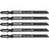 Saw Blade 5pcs, Wood 75 x 100 mm, 8TPI, 3 mm B, Proline
