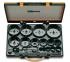 Hole Saw set 21 Pieces HSS Bi-Metal 19-114 mm, Center Drill Adapter Metal Box, BETA Tools