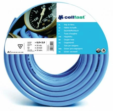 Hose for Oxygen 6, 0 mm 50M Roll