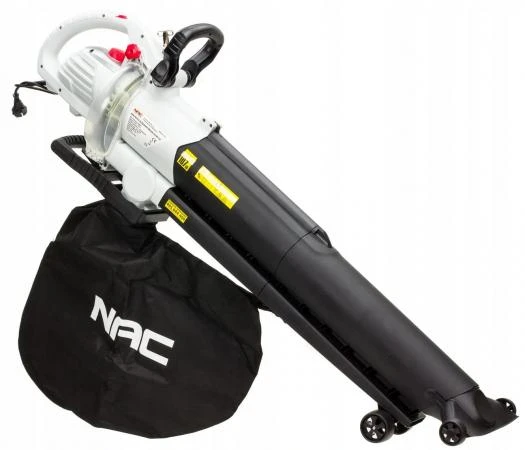 Lövblås eldriven, lövsug - 240V 3000W lövuppsamlare, 14 m3/min, 45L, 10:1, 8000-14000 RPM, NAC