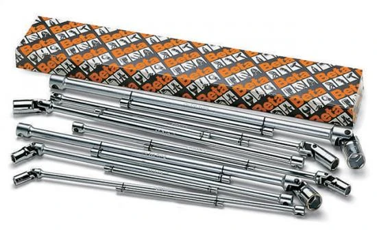 T-Handle with Swiveling HEX Sockets set 8-19 mm, 7 Pieces, BETA Tools