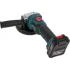 Vinkelslip, batteridriven 125 mm 20V (med batteri och laddare), Tryton