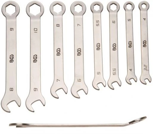 Kombinyckel för finmekanik sats 8st, 4-10 mm, BGS Technic