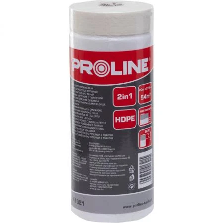 Anti-Splash Maskeringsfolie med Tejp, Proline