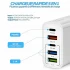 Mobilladdare 65W, 3x USB + 2x USB-C, 230V