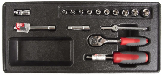 Socket Tray set 16pcs 1/4 Empty, Proline