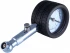 Däckstryckmätare 4bar, 60PSI, 38 mm, analog lufttrycksmätare för bildäck i metall, bra nogrannhet