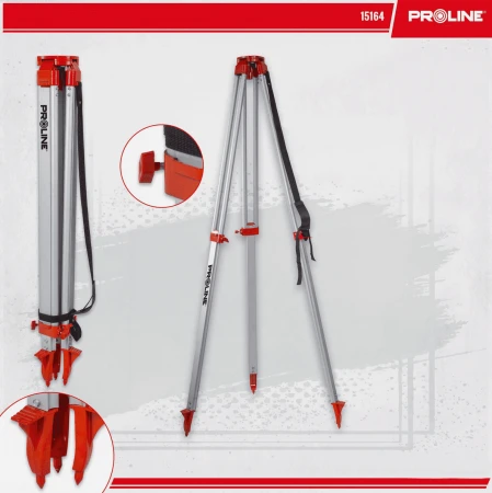 Stativ Aluminium 97-162 cm, Proline