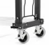 Flyttvagn 150 kg, transportvagn av aluminium, lastkärra, hopfällbar, HiGHER
