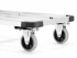 Flyttvagn 150 kg, transportvagn av aluminium, lastkärra, hopfällbar, HiGHER