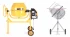 Cementblandare 200L 1500W 230V Betongblandare Gjutjärnskrans med Transporthjul, Higher
