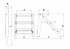 Litet stege, pall av aluminium, DRABEX
