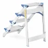 Litet stege, pall av aluminium, DRABEX