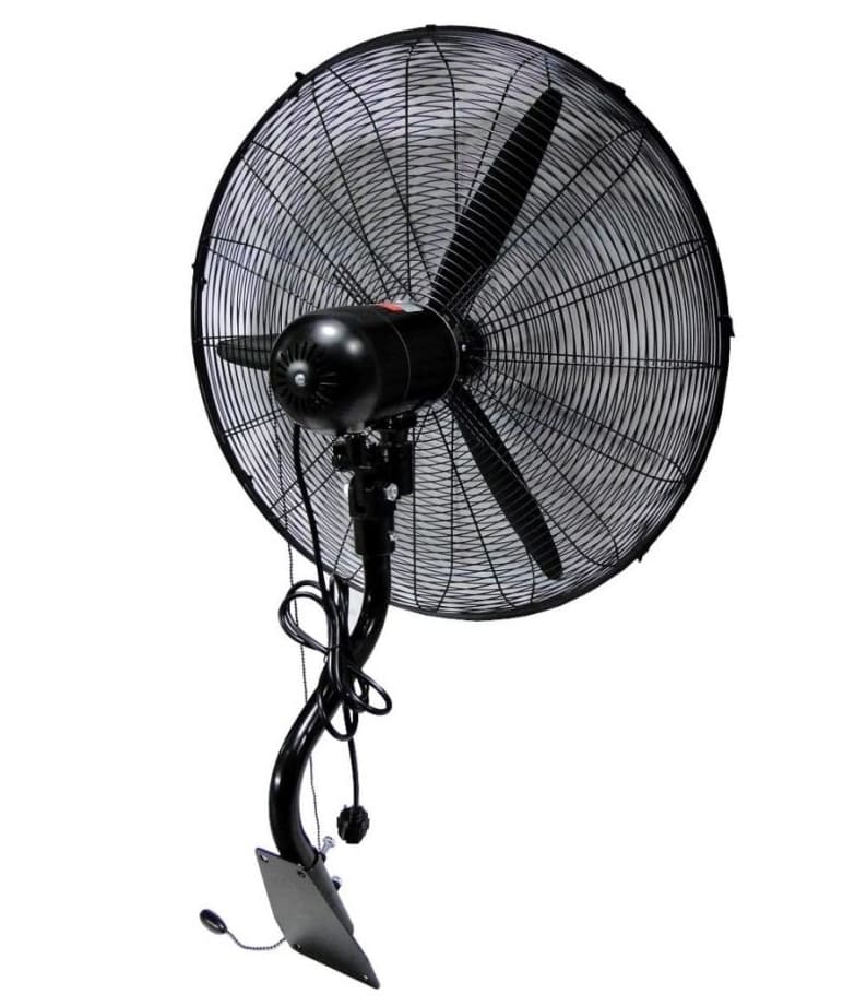 Powerful Cooling Wall Fan 70 cm 123W - Industrial Fan for Wall Mounting, 10260 m3/h, Daxton