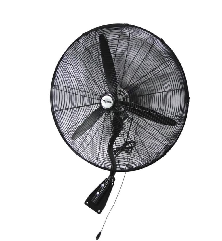 Powerful Cooling Wall Fan 70 cm 123W - Industrial Fan for Wall Mounting, 10260 m3/h, Daxton