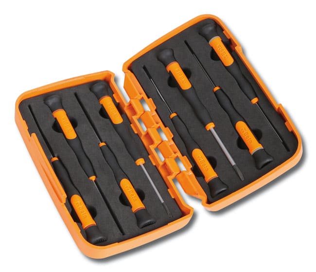Micromejselsats 8 Delar Sexkant, Etui och Foam, BETA Tools