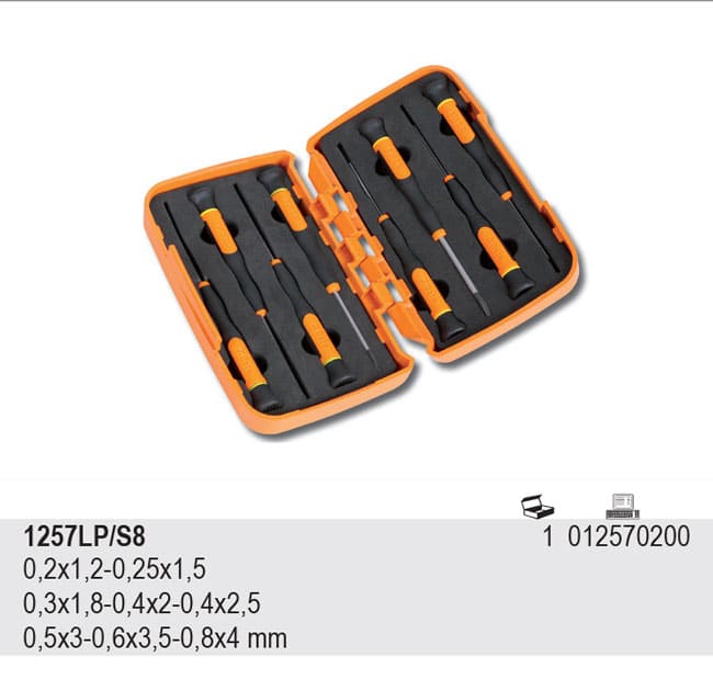 Micromejselsats 8 Delar Platta, BETA Tools