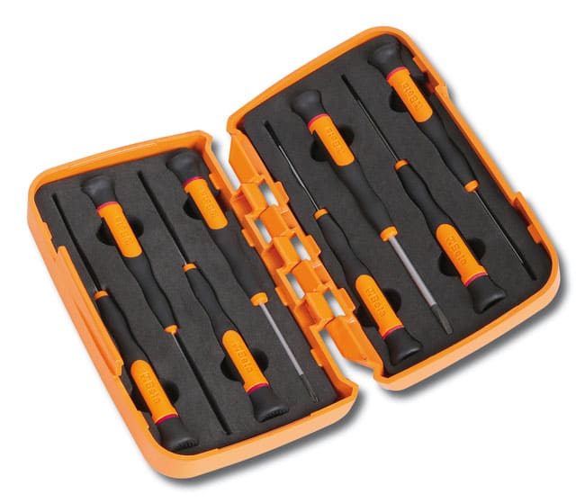 Micromejselsats 8st TORX T5-T20 med Etui, BETA Tools