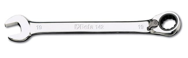 Combination Wrench set with Ratchet and Switch, 8-19 mm, 6 Pieces, BETA Tools