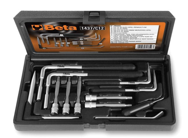 Stainless Steel Airbag Tool set, 12 Pieces, BETA Tools