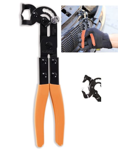 Plastic Pin Removal Pliers with Rotatable Head and Clamp, BETA Tools