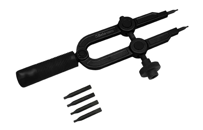 Heavy-Duty Circlip Pliers 2.5–3.5 mm Tips, 3/8” Connection, BETA Tools