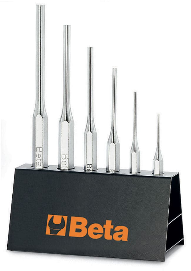 Drive Pin set with Stand, 6 Pieces, 2-8 mm, BETA
