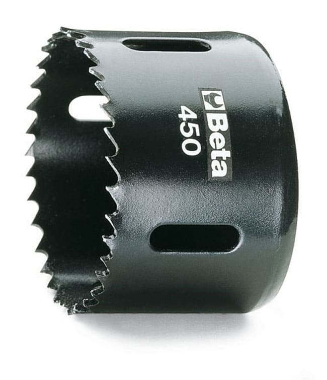 Hålsågsats 13 Delar HSS Bi-Metall 19-64 mm, Centrumborr Adapter Plastbox, BETA Tools
