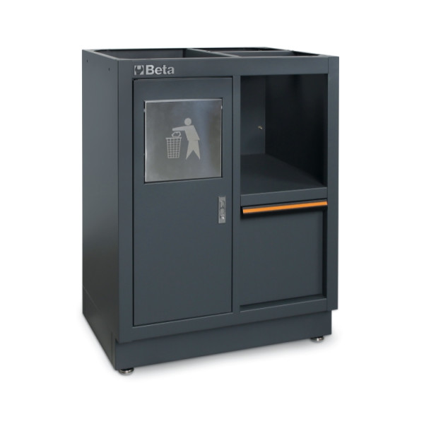 Servicemodul C45PRO 2.0 MS Pappershållare Avfallsbehållare Justerbara Fötter 37 kg, BETA Tools