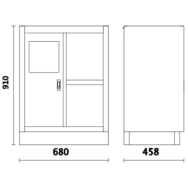 Servicemodul C45PRO 2.0 MS Pappershållare Avfallsbehållare Justerbara Fötter 37 kg, BETA Tools