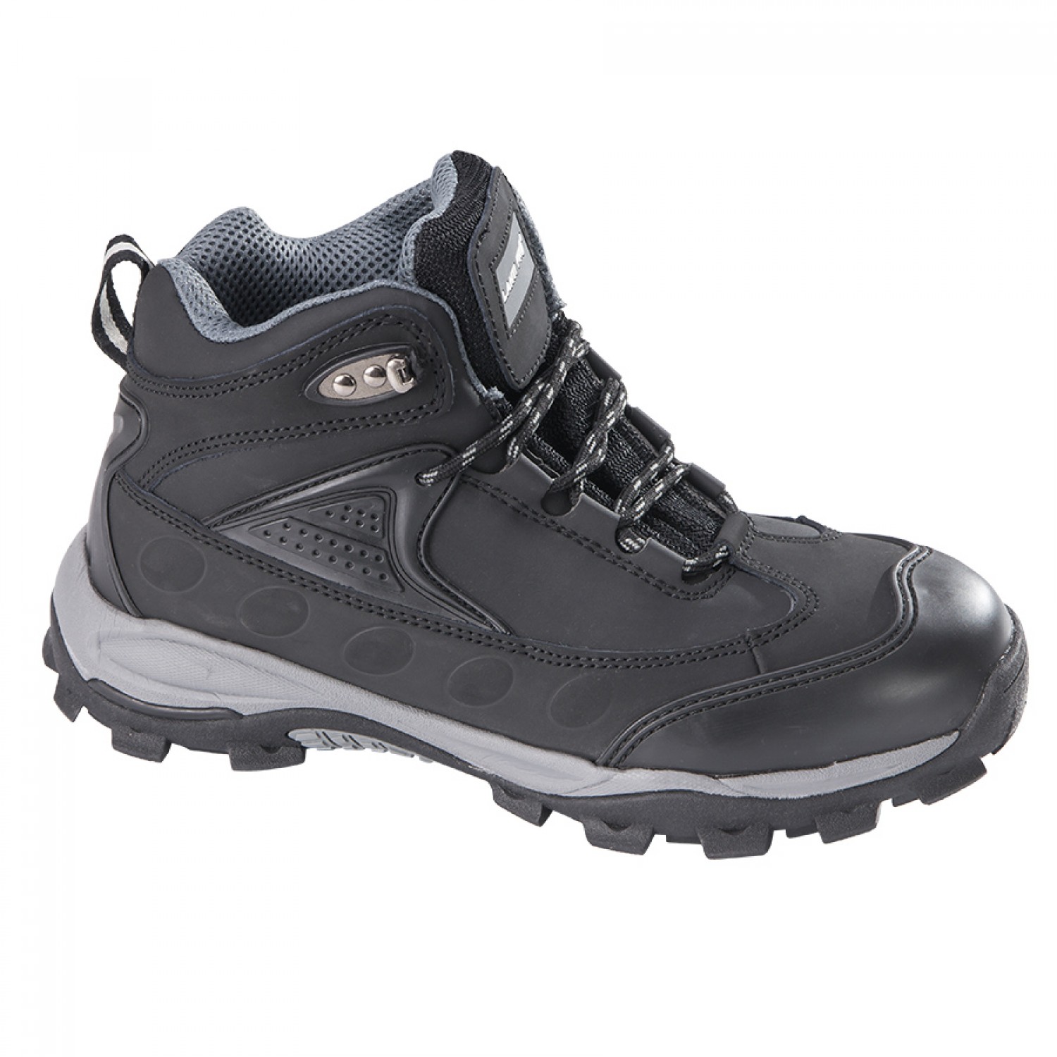 Arbetsskor kängor, skyddsskor, SUEDEMESH, GREY-BLACK, S1P SRA, 39-17 , CE, LAHTI
