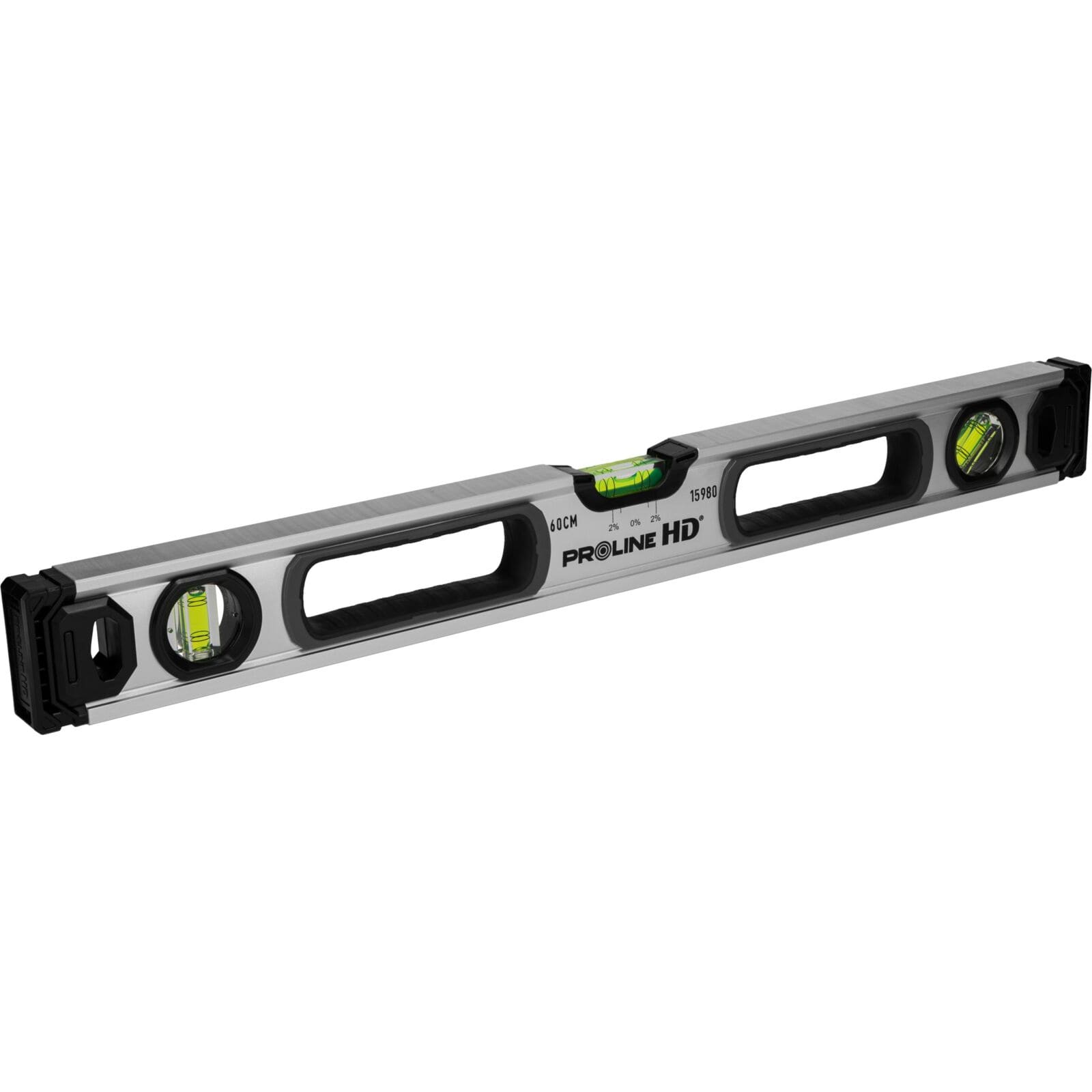 Vattenpass 3 Bubblor 0.5 mm/m Aluminium Handtag Neodymmagnet, PROLINE HD
