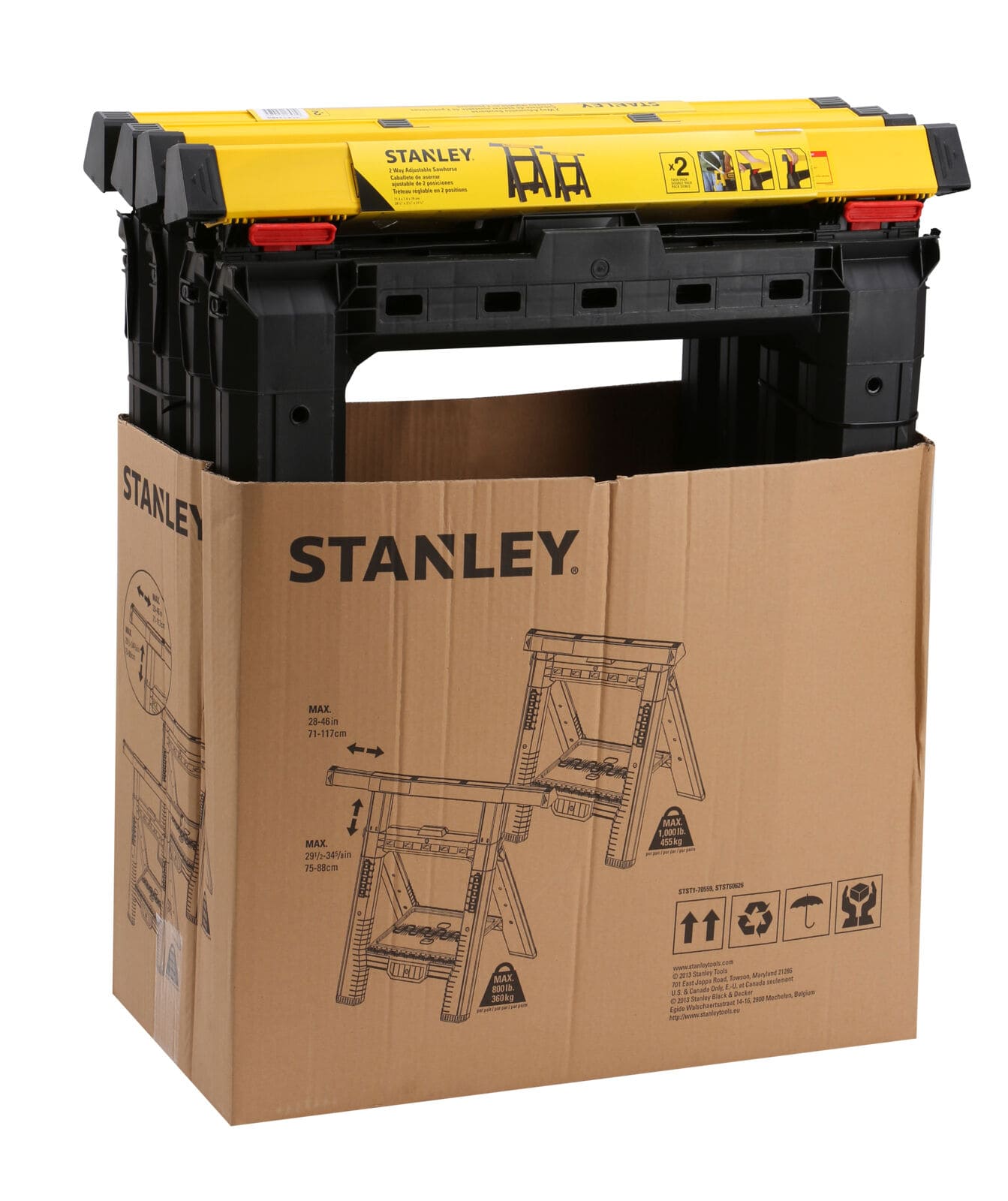 Height & Width Adjustable Sawhorse
