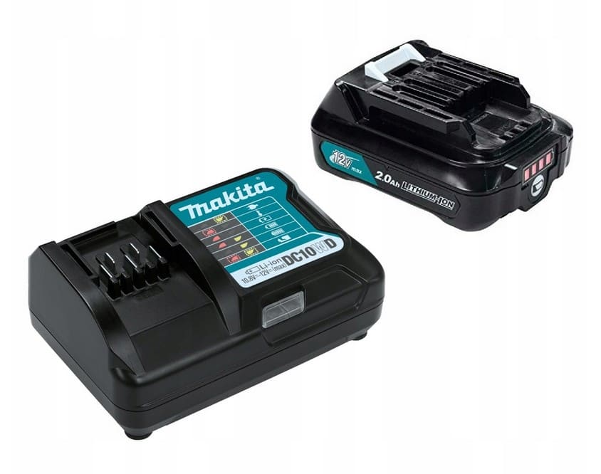 MAKITA Li-Ion Battery 12 V 2 Ah + MAKITA Charger DC10WD 12 V