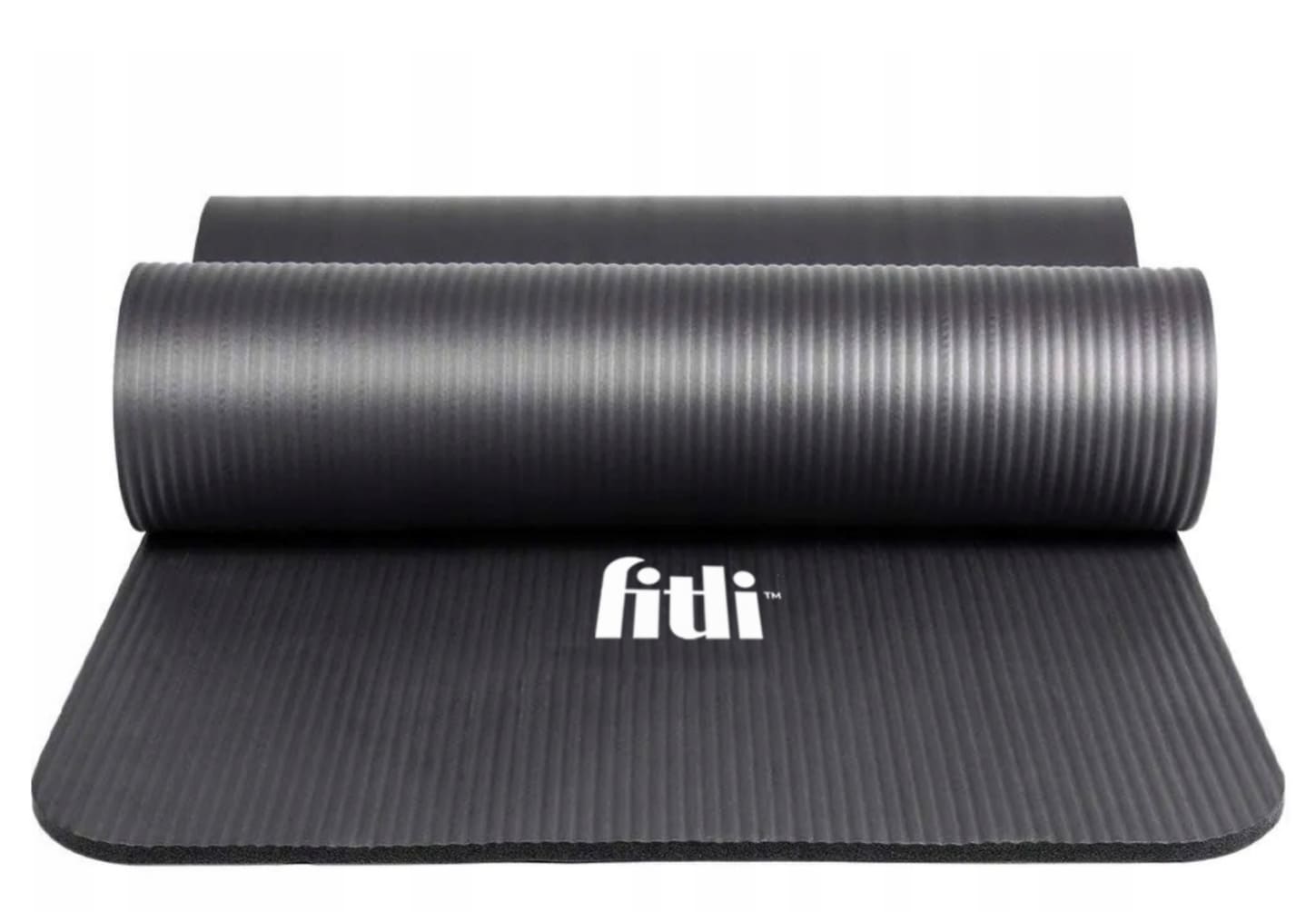 Yogamatta, träningsmatta, skummatta 180 x 61 cm, 1 cm tjock, olika färger, NBR Fitli