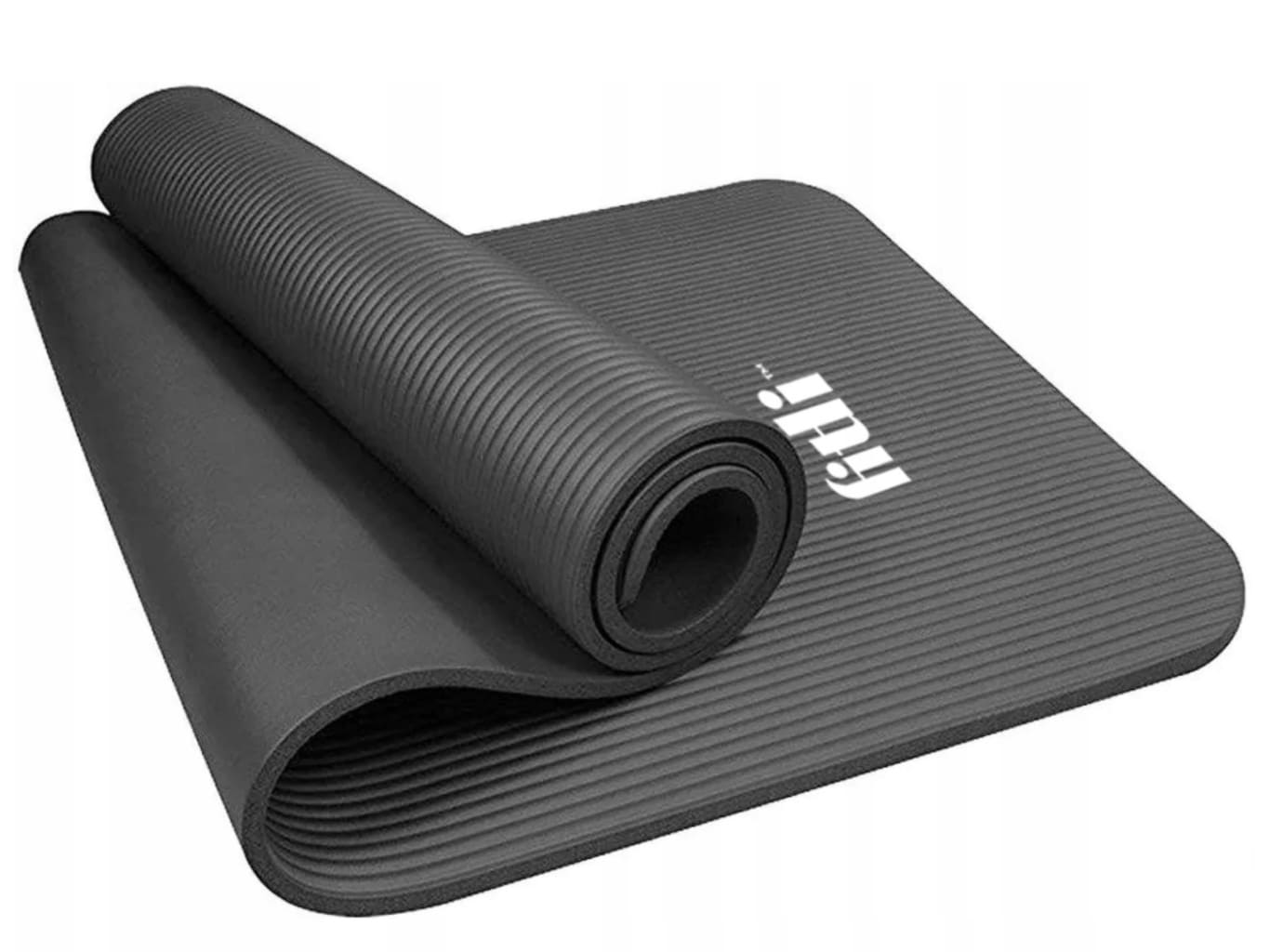Yogamatta, träningsmatta, skummatta 180 x 61 cm, 1 cm tjock, olika färger, NBR Fitli