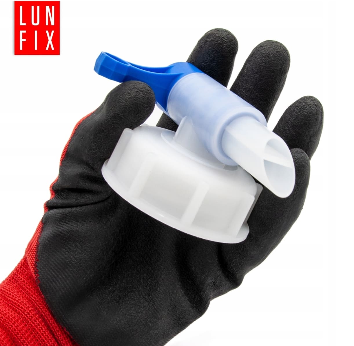 Vattendunk 20L med kran, kanister för dricksvatten, HDPE plast, LunFix