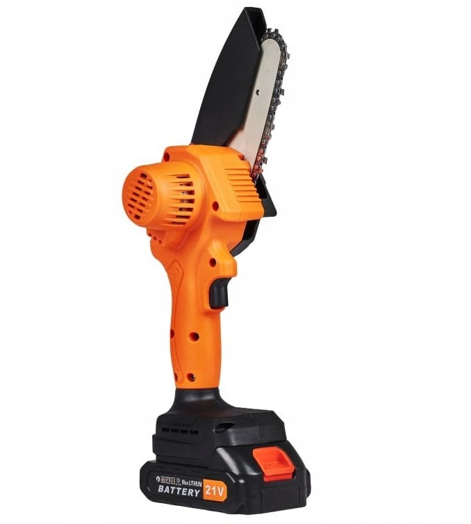 Chainsaw cordless with 2 batteries 2Ah 21V, Crosscut Saw 4, charger, bag, Kraft & Delle