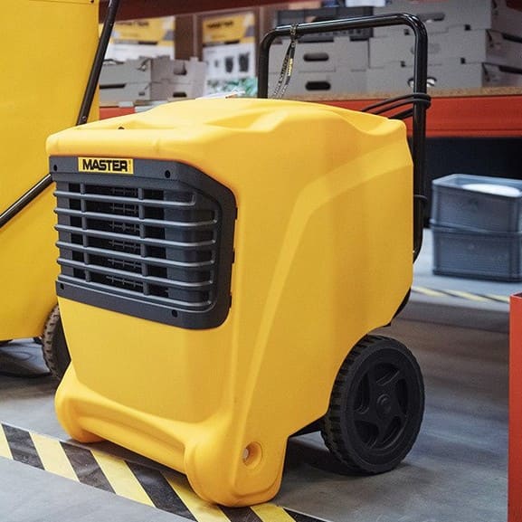 Professionell Byggavfuktare 56L/24h 500 m³/h Stapelbar, Master