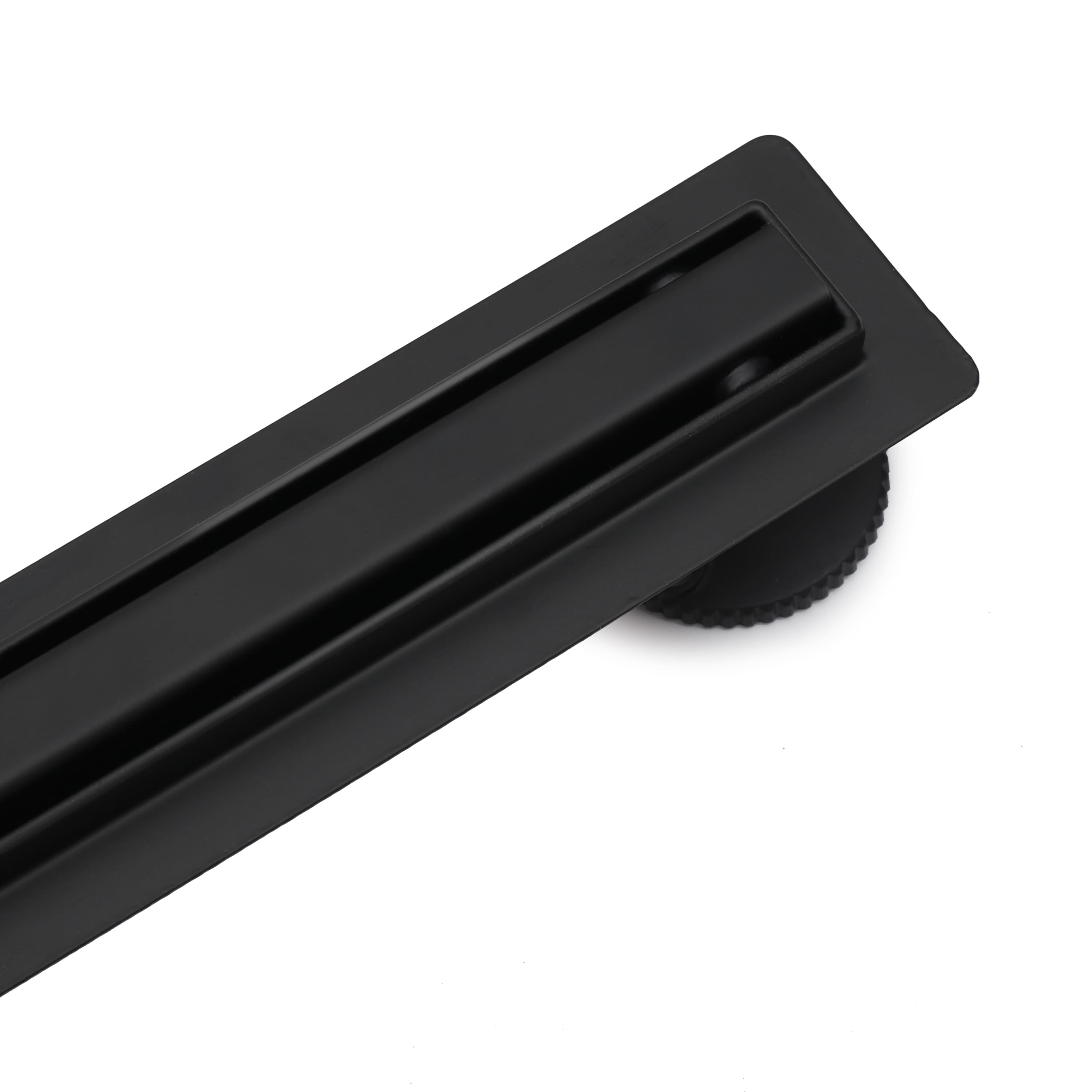 Floor drain, linear drain 60 cm with swivel drain pipe and high flow rate, Prina
