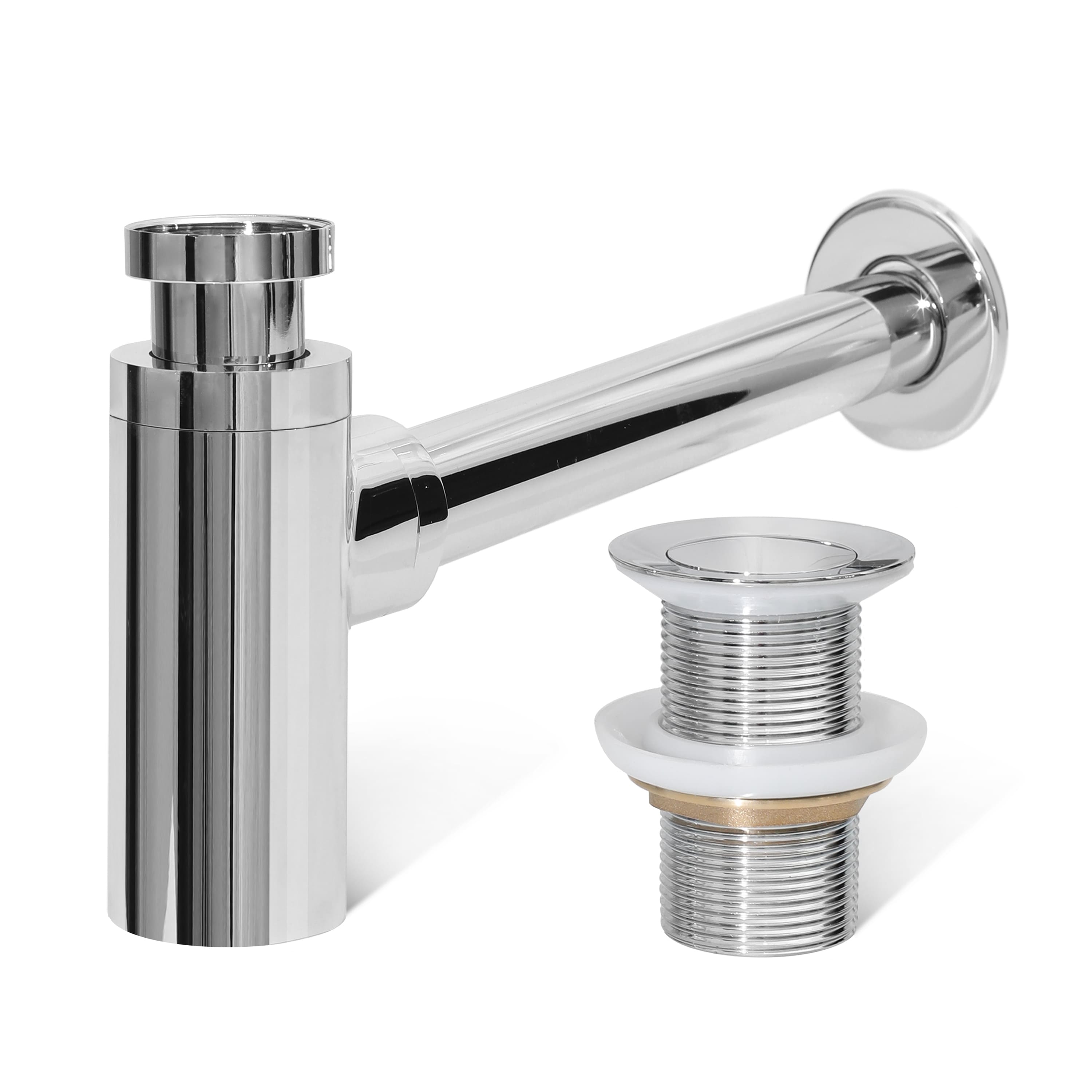 Trap for sink, wall connection, universal, Prina