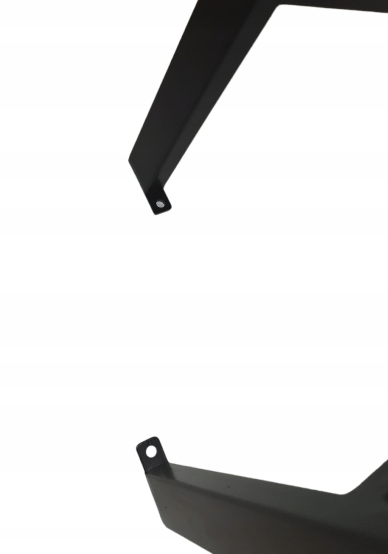 Steel legs for bench, 2 pieces, black powder-coated, seat height 41 cm, seat depth 36 cm, total height 80 cm